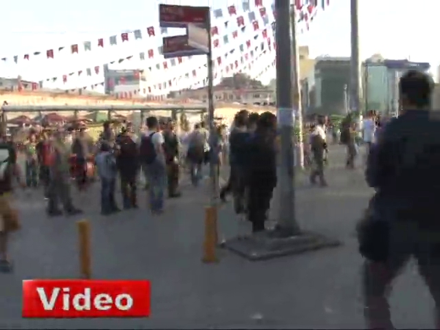 Gezi'de sert müdahale