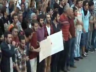Bursa'da Gezi Parkı protestosuna destek eylemi