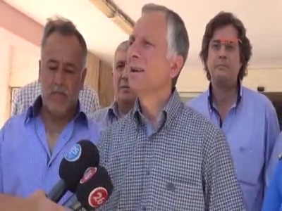 Yoğun bakımdaki üniversiteli Ali'nin ailesine ziyaret