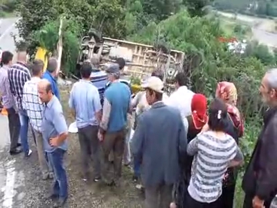Düğün yolunda kaza