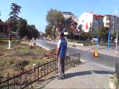Üsküdar'da doğalgaz borusu patladı!