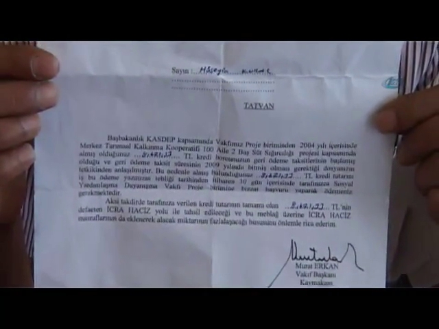 3 yaşında kredi 12 yaşında haciz
