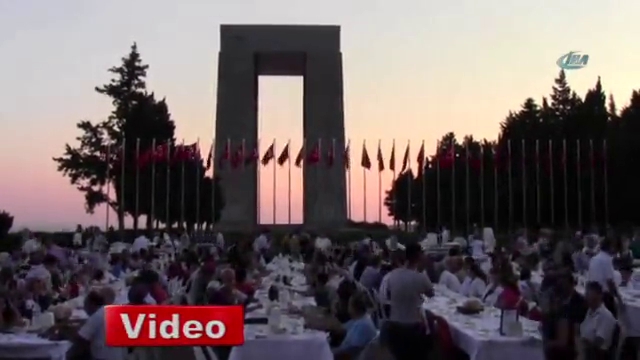 Çanakkale Şehitliği'nde iftar