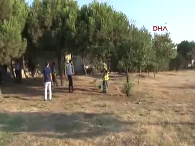 Ağaçlık alanda asılı halde bulundu
