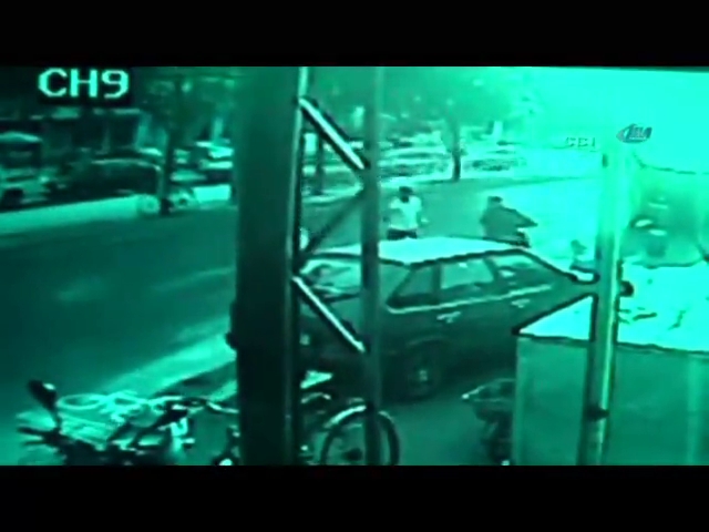Silahla vurulma anı kamerada