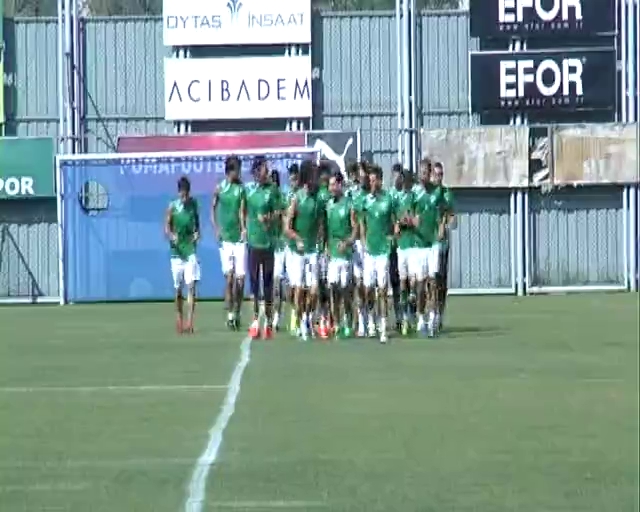 Bursaspor'da yüksek tempo