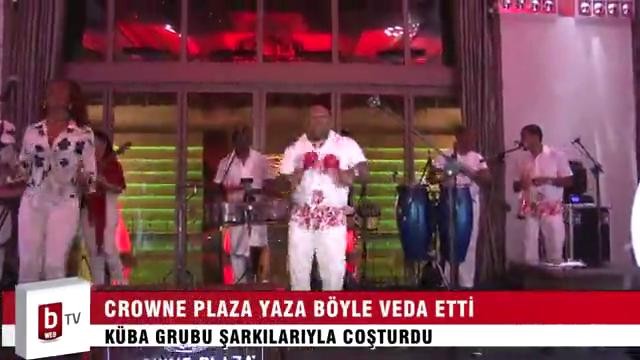 Crowne Plaza yaza böyle veda etti