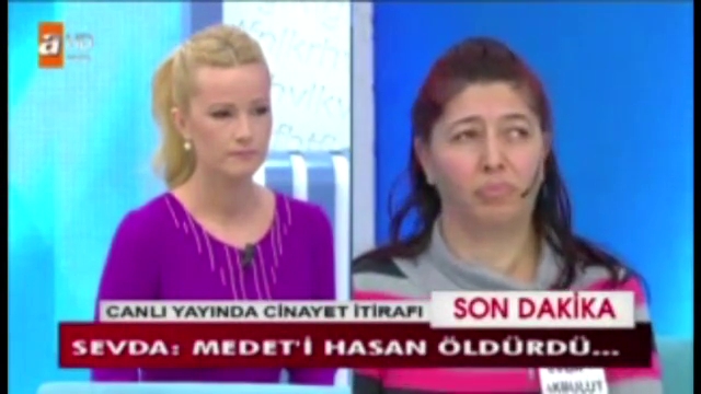 Canlı yayında cinayet itirafı