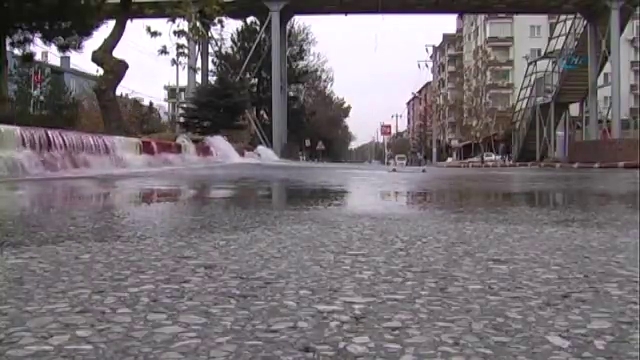 Yağmur değil şebeke suyu etkili oldu...