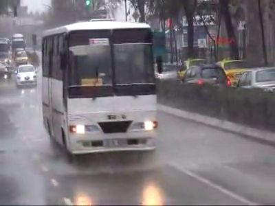 Edirne'de yağmur etkili oldu