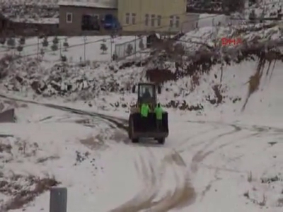 Bolu Kartalkaya beyaza büründü