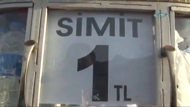 Taksim'de simide mecburi indirim