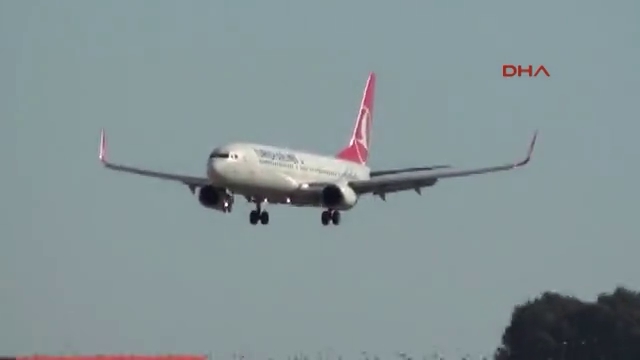 THY uçağı faciadan döndü