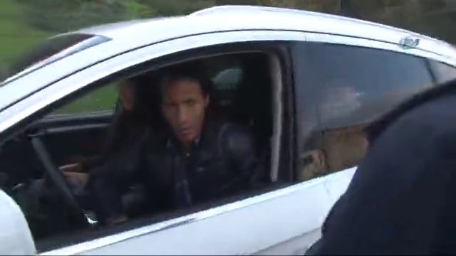 Alves polise takıldı