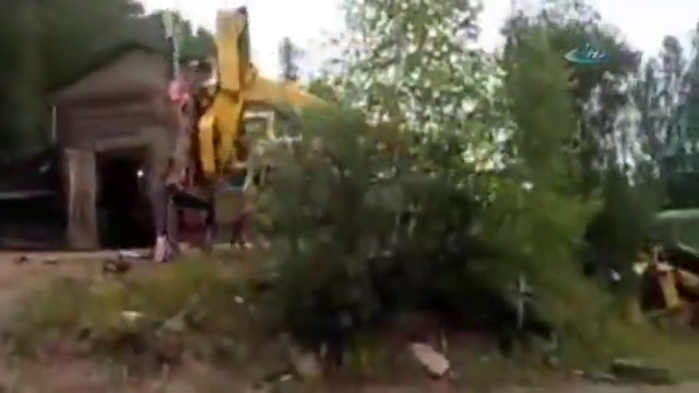 Vinçle tank kaldırma denemesi!