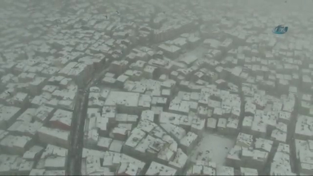 Bembeyaz İstanbul 261 metreden böyle görünüyor