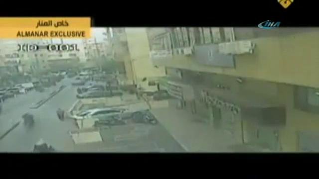 Bombalı araçla yapılan saldırı kamerada
