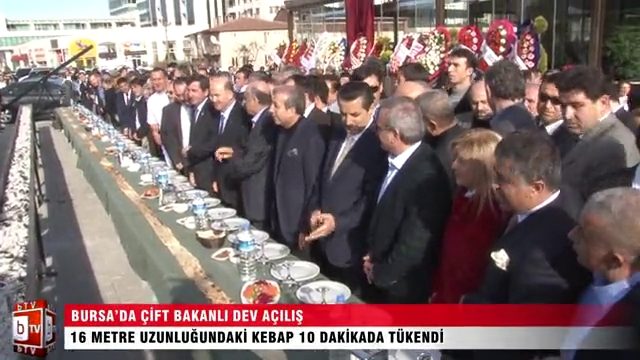 Bursa'da çift bakanlı dev açılış