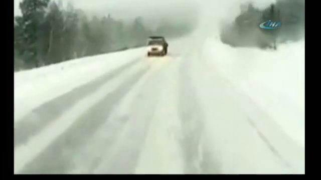 Zincirleme kaza kamerada