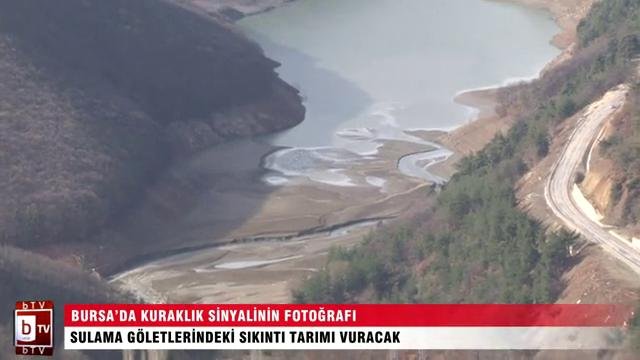 Bursa'da kuraklık sinyalinin fotoğrafı - ÖZEL HABER