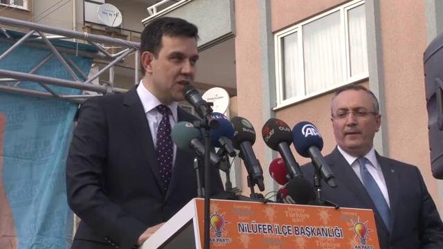 Nilüfer'de AK Parti'den miting gibi açılış -3