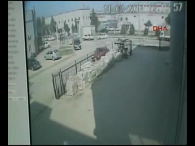 Bursa'da kaza saniye saniye görüntülendi