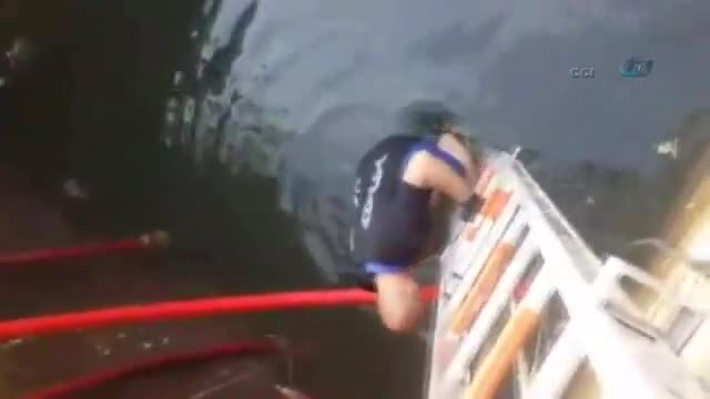 Havuzda boğulan minik Hüseyin böyle çıkarıldı