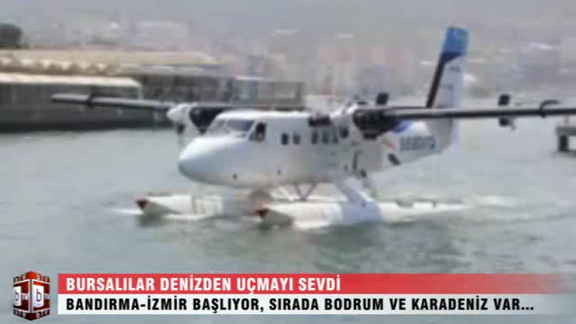 Bursalılar denizden uçmayı sevdi