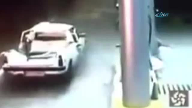 Dehşete düşüren patlama kamerada&rlm;