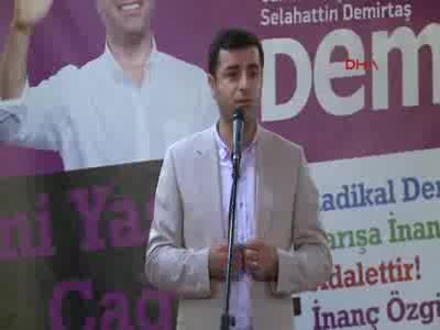Demirtaş Bursa'da konuştu