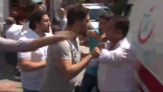 Dehşet anları kamerada