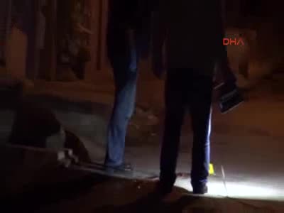 Sokak ortasında kanlı infaz