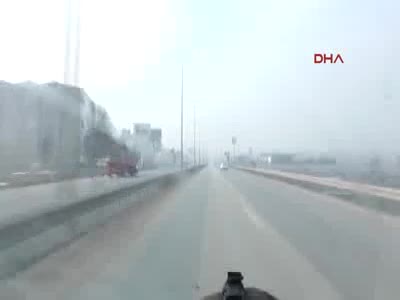 İnegöl'de zincirleme kaza
