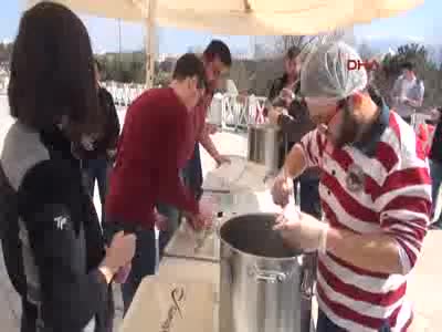Uludağ Üniversitesinde Çanakkale menüsü