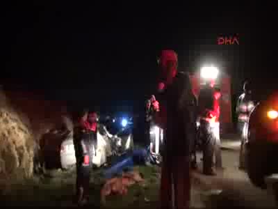 Köpeğe çarptı, bu hale geldi...