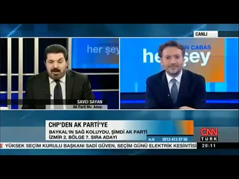 Canlı yayında büyük gerginlik