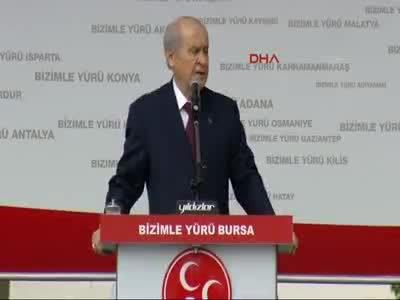 Devlet Bahçeli Bursa mitingi izle (08 Mayıs 2015)
