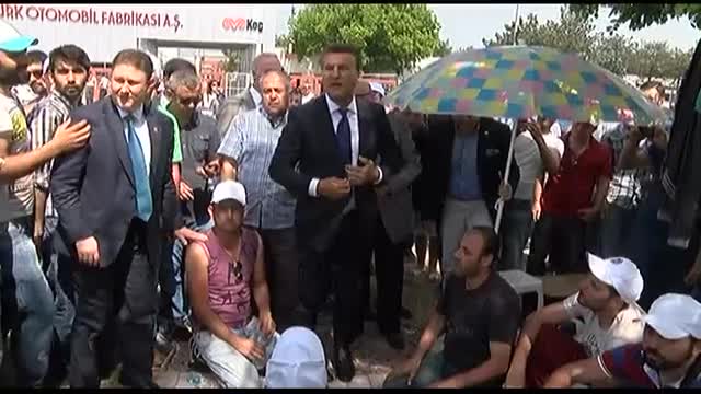 Sarıgül'den direnen emekçilere ziyaret