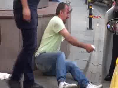 Taksiciye ölümüne dayak!