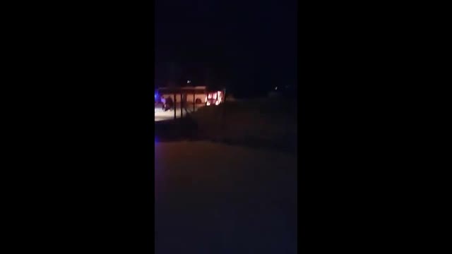 Bursa'da park halindeki araç alev alev yandı