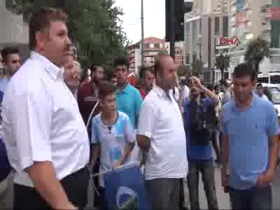 Bursa'da Doğu Türkistan protestosu