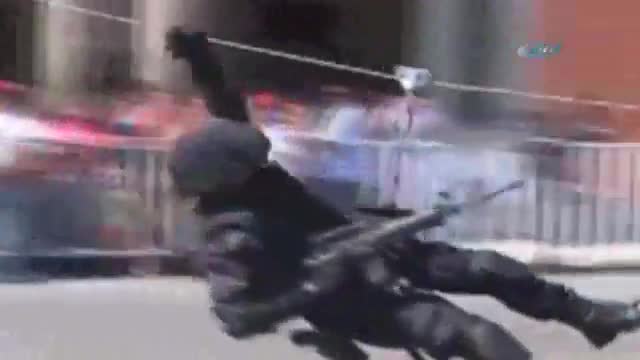 Özel harekat tatbikatında görünmez kaza