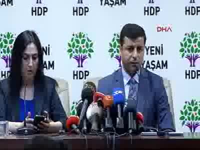 Demirtaş ve Yüksekdağ  soruları yanıtladı