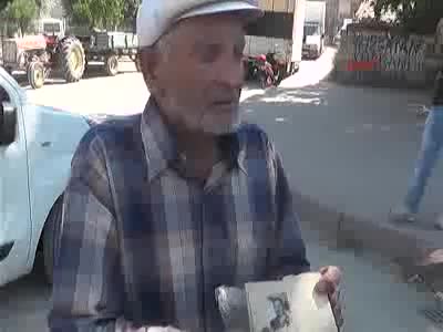 Sürücü 80 yaşında, ehliyeti 47, traktörü ise 43 yıllık