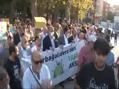 Kurbağalı dere eylemi gerçekleştirildi