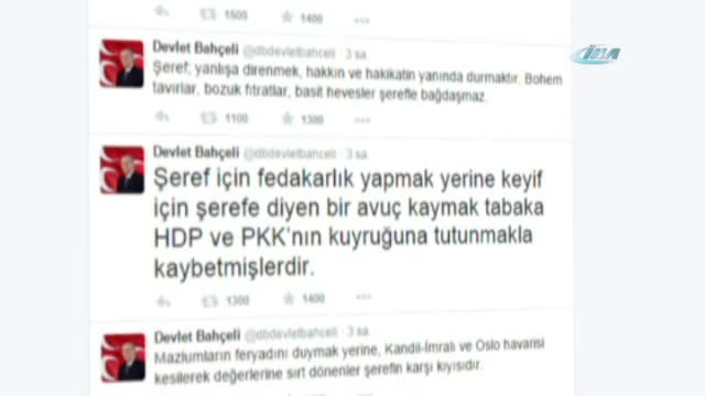 Bahçeli'den çok sert sözler: ''Şerefsize şerefsiz demek...''