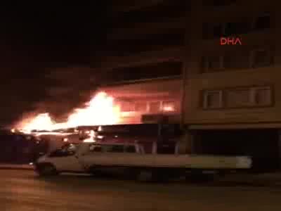 Bursa İnegöl'de restorana molotoflu saldırı!