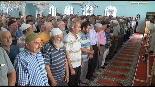 Bursa'da şehit polis için gıyabi cenaze namazı