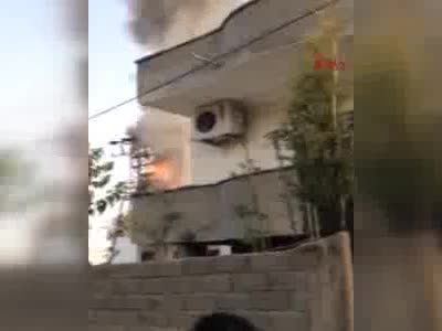 Silopi'deki çatışmanın görüntüleri kameraya böyle yansımıştı