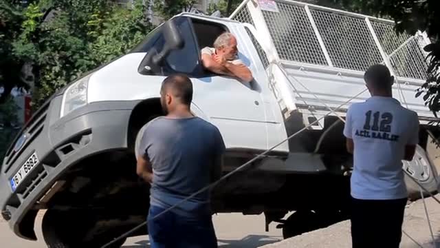 Bursa'da bir garip kurtarma operasyonu!